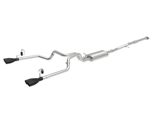 AFE 49-34110-B  Series 3-2.5in 304SS Exhaust Cat-Back w/Blk Tips 2019 fits GM S