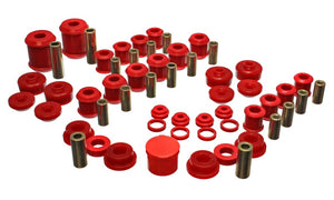 Energy Suspension 5.18107R 95-99 fits Mitsubishi Eclipse FWD/AWD Red Hyper-flex Master Bushing Set