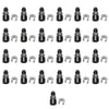 Russell 644127 Performance -6 AN Male to 3/8in SAE Quick-Disc Female EFI Adapter Fitting(Bulk Qty 25)-Black