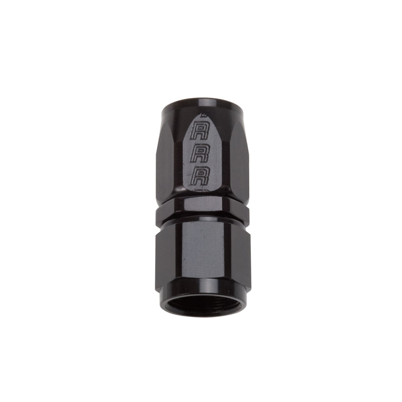 Russell 610025 Performance -6 AN Black Straight Full Flow Hose End