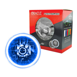 ORACLE Lighting 6905-002 Oracle Pre-Installed Lights 7 IN. Sealed Beam - Blue Halo