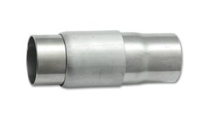Vibrant 13282 T304 SS Slip Joint Adapter for 1.5in OD Tubing (3 piece assembly)