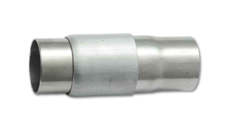 Vibrant 13282 T304 SS Slip Joint Adapter for 1.5in OD Tubing (3 piece assembly)