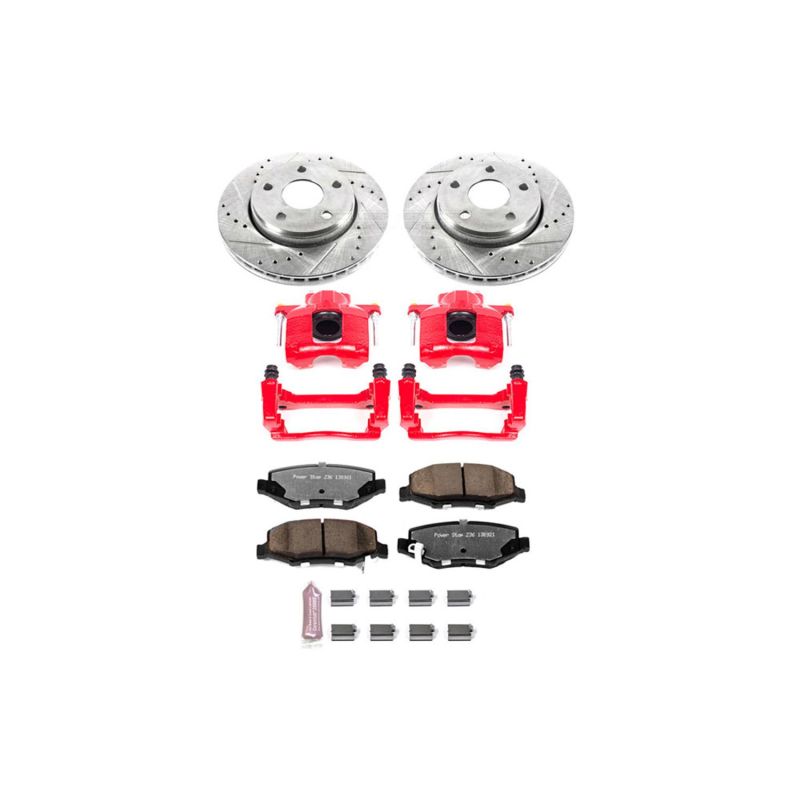 PowerStop KC3097 fits Jeep Wrangler Front Z36 Truck & Tow Brake Kit w/Calipers