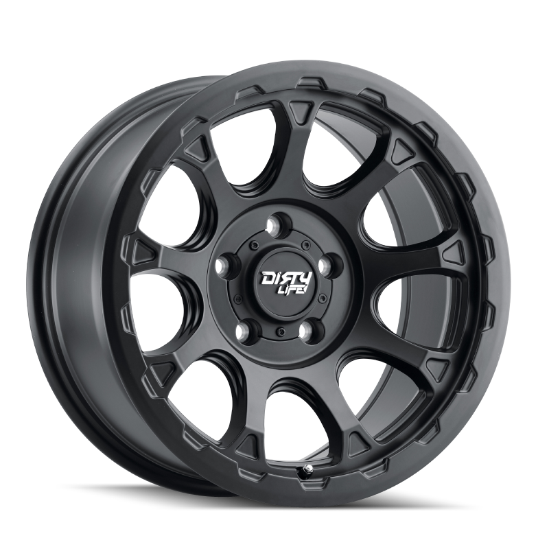 Dirty Life 9307-7873MB 9307 Drifter 17x8.5/5x127 BP/-6mm Offset/78.1mm Hub Matte Black Wheel - Beadlock