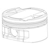 CP Pistons SC7708-1 CP Piston fits BMW S58B30 Pistons STD Bore (84mm) 9.3:1 - Single