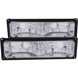 ANZO 511033 1988-1998 fits Chevrolet C1500 Euro Parking Lights Black