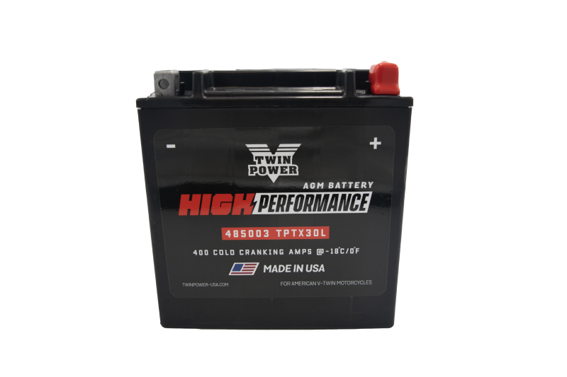 Twin 485003 Power YIX-30L High Performance Battery Replaces H-D 66010-97A Made in USA