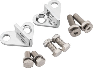 Burly B28-275CH 85-96 FLH/FLT Rear Lowering Kit - Chrome