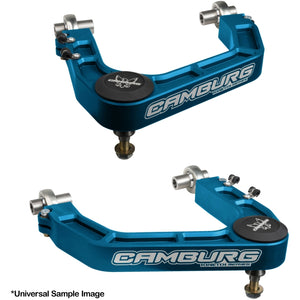 Camburg CAM-310187-BLU fits Toyota Tundra 2WD/4WD 07-21 KINETIK V2 Performance Billet Uniball Upper Arms (King Blue)