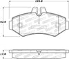 Stoptech 308.0928 Street Brake Pads