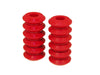 Prothane 19-1704 Universal Coil Spring Inserts - 7.5in High - Red