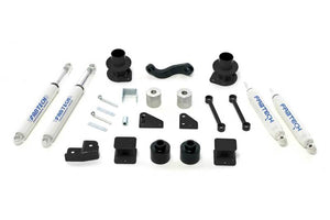 Fabtech K4037 07-18 fits Jeep JK 4WD 3in Basic Sys w/Perf Shks