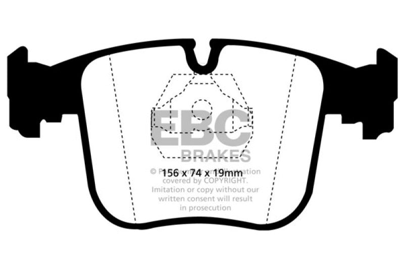 EBC DP2870 fits BMW 91-93 850 5.0 Greenstuff Front Brake Pads