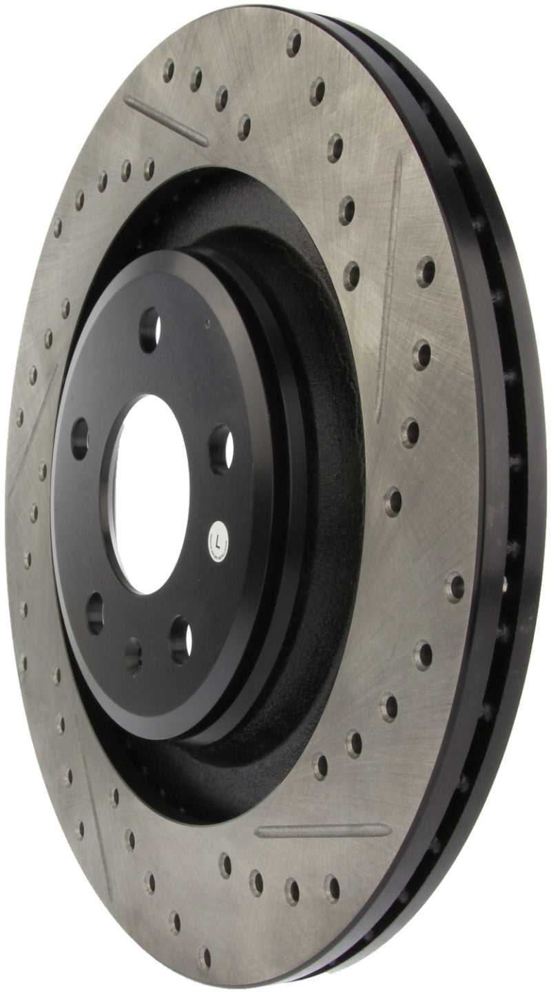 Stoptech 127.33125L Slotted & Drilled Sport Brake Rotor