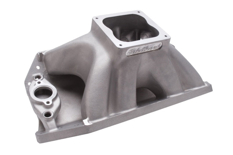 Edelbrock 28002 Manifold Big Victor II BBC w/ Edelbrock Profiler or Dart Big Chief Heads Dominator Flange