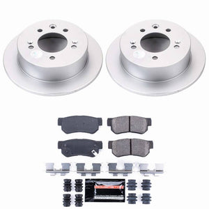 Power Stop 07-10 Hyundai Elantra Rear Z23 Coated Brake Kit