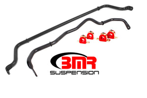 BMR SB049H 6th Gen fits Camaro Front & Rear Sway Bar Kit w/ Bushings - Black Ha