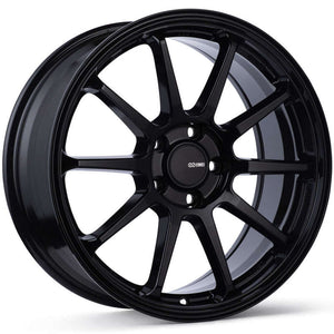 Enkei 536-980-4445BK PX-10 19x8 5x112 45mm Offset 72.6mm Bore Gloss Black Wheel