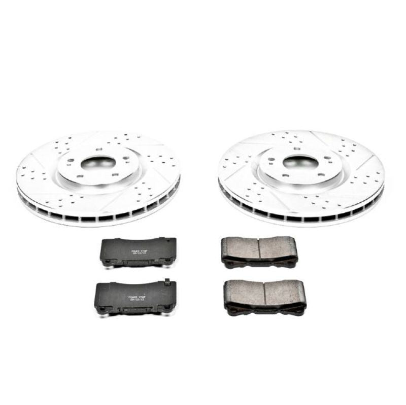 PowerStop K107 fits Mitsubishi 03-06 Lancer Front Z23 Evolution Sport Brake Kit