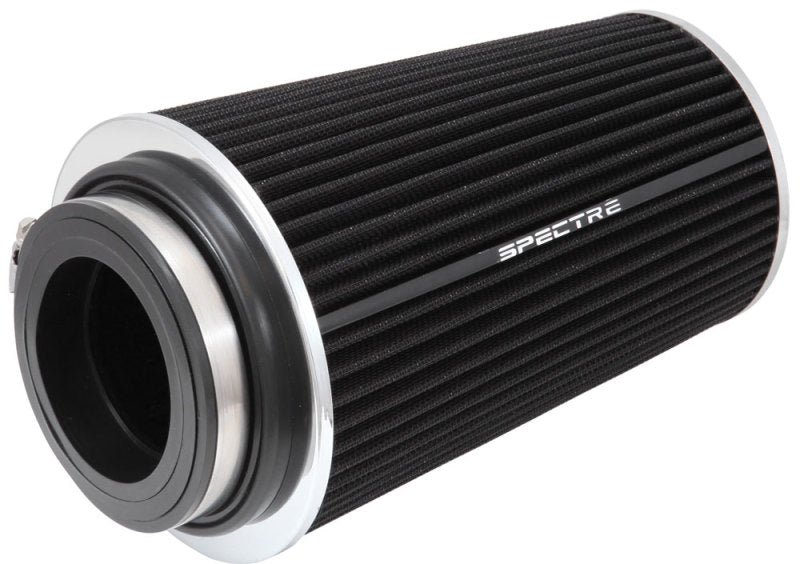 Spectre 9731 Adjustable Conical Air Filter 9-1/2in. Tall (Fits 3in. / 3-1/2in. / 4in. Tubes) - Blk