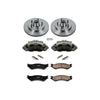 Power Stop KCOE1878 98-00 Lincoln Navigator Front Autospecialty Kit w/Cals