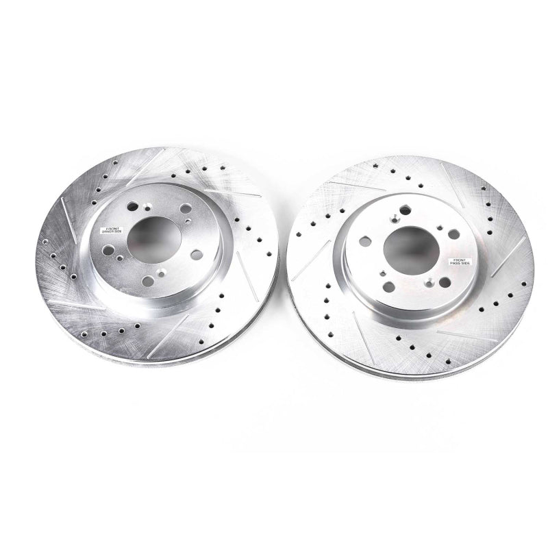 PowerStop fits Acura 05-12 RL Front Evolution Drilled & Slotted Rotors - Pair