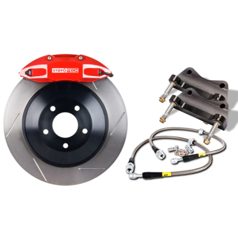 StopTech 82.895.5N00.62 2015 VW GTI Front BBK w/ Silver ST-41 Caliper Drilled 328X25 1pc Rotor