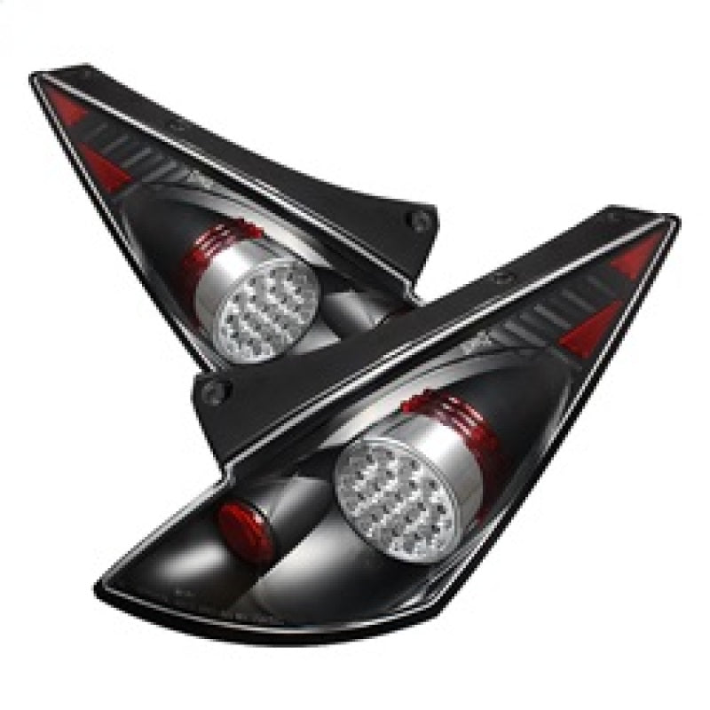 Spyder 5006714 fits Nissan 03-05 350Z LED Tail Lights Black ALT-YD-N350Z02-LED-
