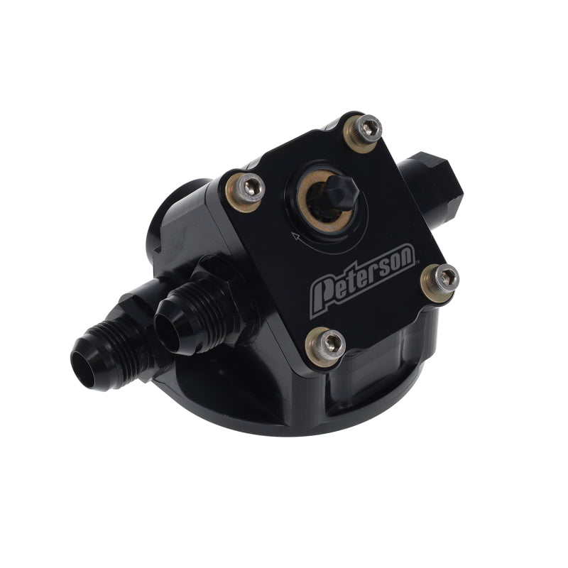 Peterson Fluid Systems 09-1513 Primer Filter Mount -10AN fits Ford - Right to Left