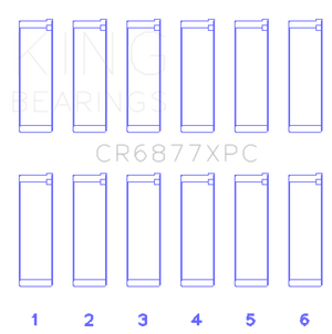 KING KINGCR6877XPCSTDX fits CR6877XPCSTDX fits BMW S54B32 3.2L Coated Performan