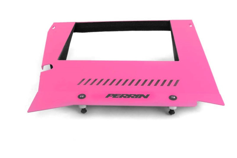 Perrin PSP-ENG-165HP 2015+ fits Subaru WRX Engine Cover Kit (Intercooler Shroud + Pulley Cover) - Hyper Pink