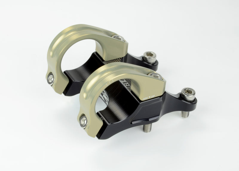 Renthal STM111-BKAG fits Integra II Stem. 50 mm. x 10 mm. - Aluminum Gold/Black