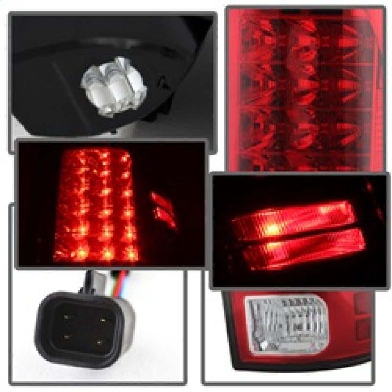 Spyder 5077547 fits Dodge 13-14 Ram 1500 13-14 LED Tail Lights LED Model only -