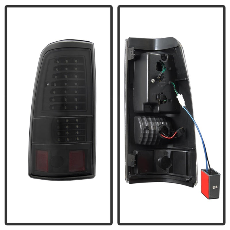 xTune 9037634 03-06 fits Chevrolet Silverado 1500 LED Tail Lights - Black (ALT-