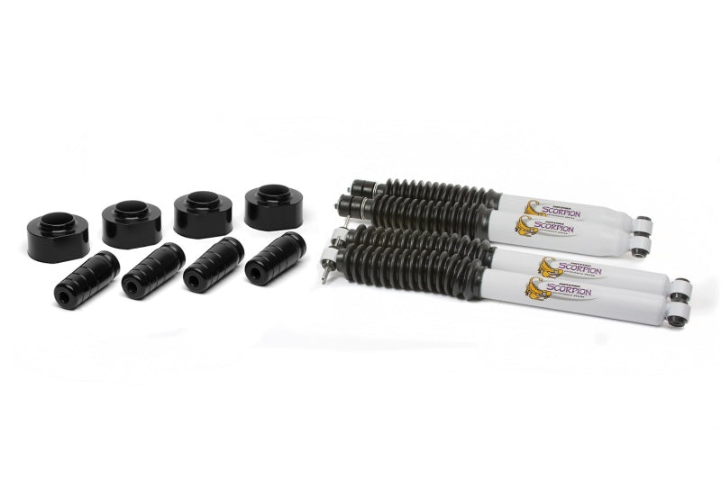 Daystar KJ09158BK 1906 fits Jeep 97-20 Wrangler TJ 4WD- 1 3/4in Suspension Lift Kit & Scorpion Shocks