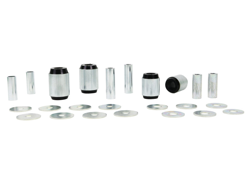 Whiteline W53312 Plus fits Lexus 02-09 GX470 / 06+ Toyota FJ Cruiser Fr C/A - Lwr Inner Front & Rear Bushing Kit