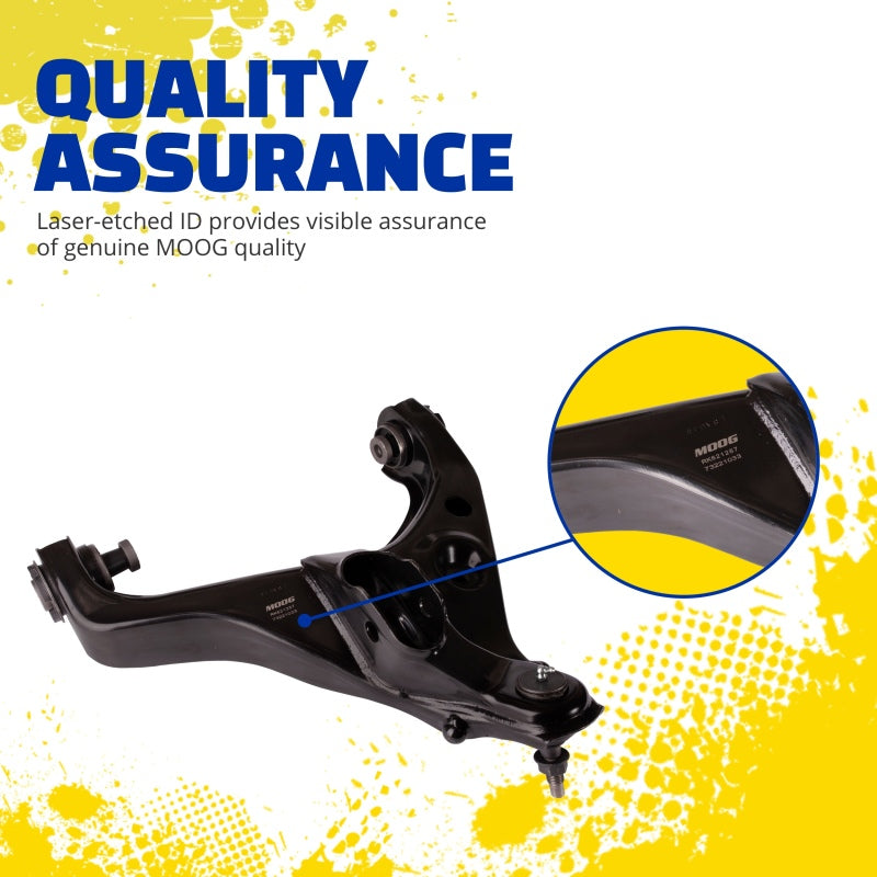 Moog RK623918 22-24 fits Jeep Wagoneer Front Left Lower Control Arm and Ball Joint Assembly