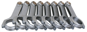 Eagle CRS65353D2000 fits Chevrolet Big Block 6.535in Length ARP 2000 Bolts Forged 4340 Steel H-Beam Rods - Set of 8