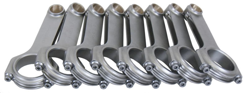 Eagle CRS65353D2000 fits Chevrolet Big Block 6.535in Length ARP 2000 Bolts Forged 4340 Steel H-Beam Rods - Set of 8