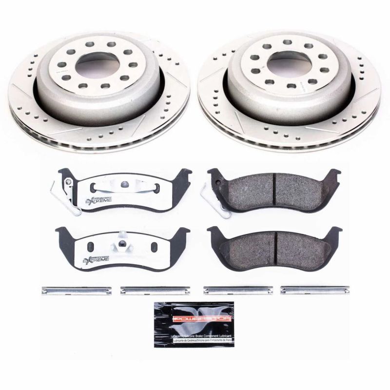 PowerStop K5293-26 03-11 fits Lincoln Town Car Rear Z26 Street Warrior Brake Kit