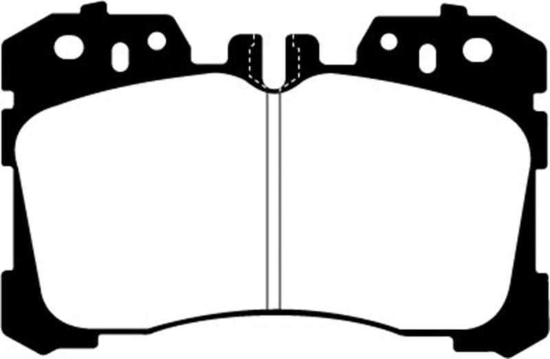 EBC DP21811 07+ fits Lexus LS460 4.6 Greenstuff Front Brake Pads