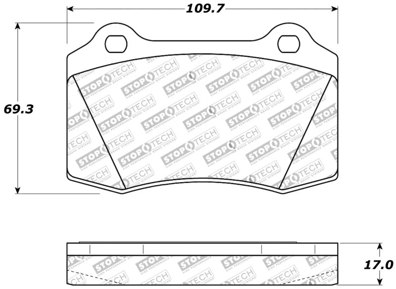Stoptech 309.0592 Performance Brake Pads