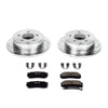 PowerStop K155 fits Mitsubishi 06-12 Eclipse Rear Z23 Evolution Sport Brake Kit