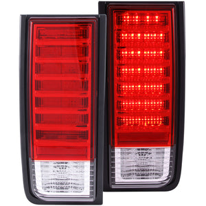 ANZO 311068 2003-2009 Hummer H2 LED Taillights Red/Clear