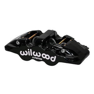 Wilwood caliper AERO6 1.75/1.62/1.62 .810 rotor .80 THK pad R/H black