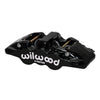 Wilwood caliper AERO6 1.75/1.62/1.62 1.25 rotor .80 THK pad R/H black