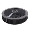 Edelbrock 43662 Air Cleaner Pro-Flo High-Flow Series Round Filtered Top 14In Dia X 3 125In Dropped Base