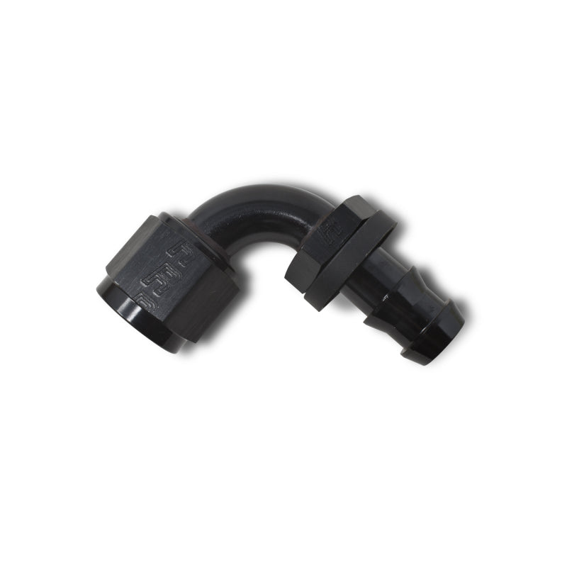 Russell 624153 Performance -4 AN Twist-Lok 90 Degree Hose End (Black)