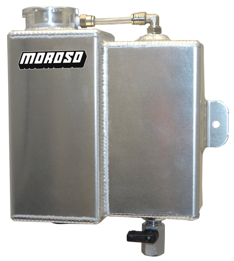Moroso 63772 Universal Coolant Expansion & Recovery Tank - Billet Filler Neck -